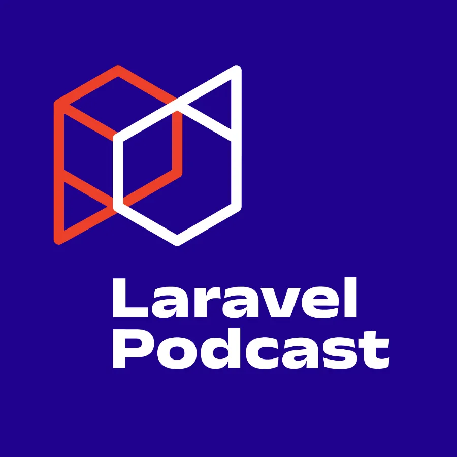 The laravel podcast's logo